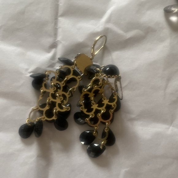Set of 3 teardrop chandelier earrings - Picture 7 of 8